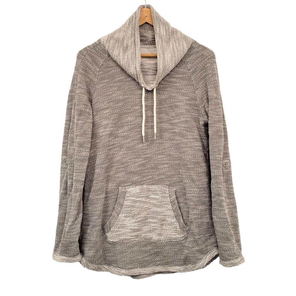Calvin Klein Performance Top Women's M Gray Cowl Neck Pullover Tunic Quick Dry